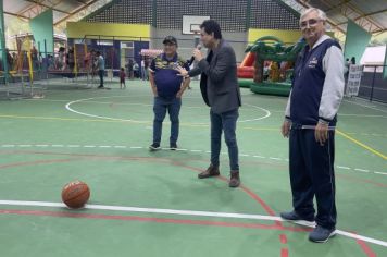 Foto - INAUGURAÇÃO DA QUADRA POLIESPORTIVA CAPITÃO BRÁS