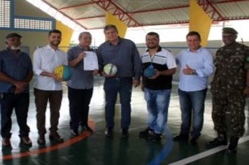 Foto - Inauguração da Quadra Poliesportiva Jardim Ana Maria