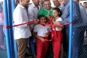 Foto - Inauguração da Quadra Poliesportiva Jardim Ana Maria