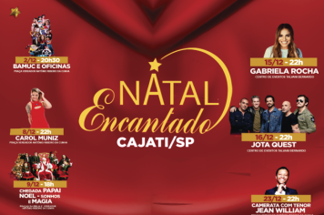 Prefeitura de Cajati divulga diversas Atrações do 