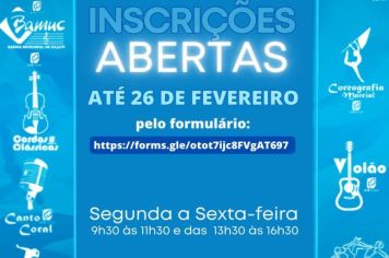 Secretaria de Cultura de Cajati abre inscrições para Oficinas Gratuitas 2024