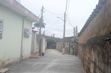 Prefeitura de Cajati conclui pavimento de concreto na Viela da Servidão