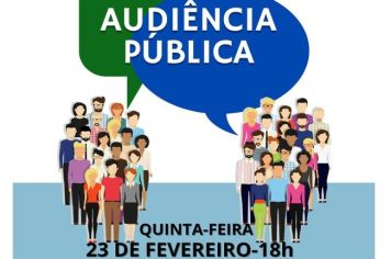 Audiência Pública acontecerá dia 23 de fevereiro em Cajati