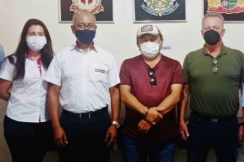 Comitiva gestora do SESI e SENAI visita o novo prefeito de Cajati Luiz Koga 