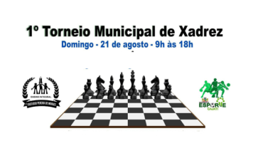 1º Torneio Municipal de Xadrez em Cajati acontece neste domingo, 21 de agosto