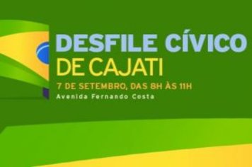 Cajati comemora 7 de setembro com tradicional desfile cívico