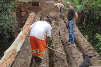 Prefeitura de Cajati realiza manutenções na ponte do bairro Capelinha