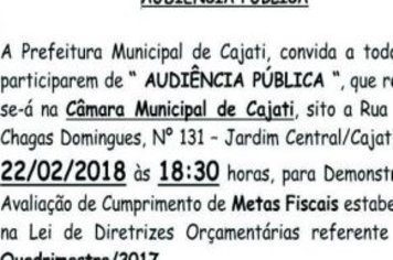 Audiência Publica 2018