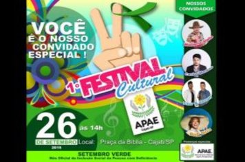 APAE realiza o 1º Festival Cultural em Cajati