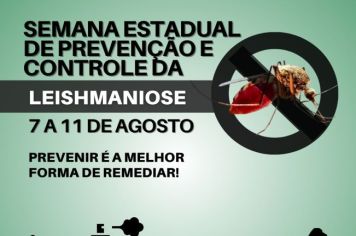 Cajati participa da Semana Estadual de Prevenção e Controle da Leishmaniose
