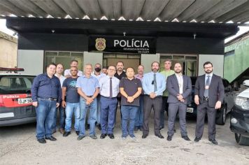 Prefeito Koga acompanha visita de autoridades da Segurança Pública no município