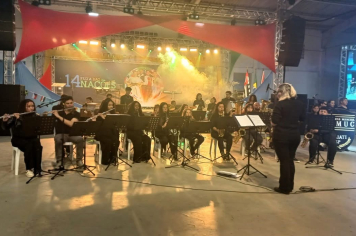 BANDA MUNICIPAL PARTICIPA DA FESTA DAS NAÇÕES EM PARIQUERA-AÇÚ