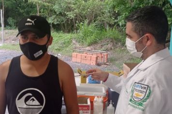 Vacinação contra a Covid-19 para os remanescentes foi realizada na última sexta-feira durante a Feira do Empreendedor em Cajati
