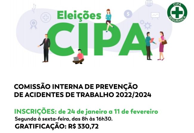 Prefeitura de Cajati divulga eleição para compor a Cipa 2022/2024 