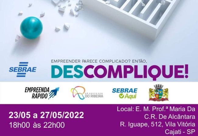 Estão abertas as inscrições para o curso gratuito Empreenda Rápido