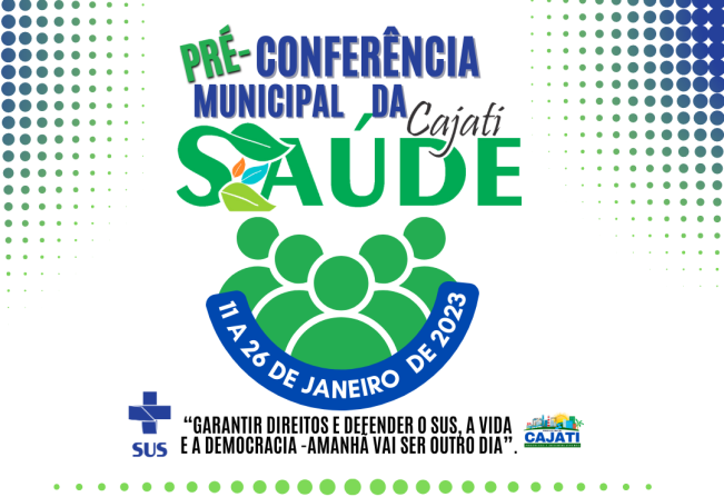 Participe da Pré-Conferência Municipal de Saúde acontece de 11 a 27 de Janeiro em Cajati