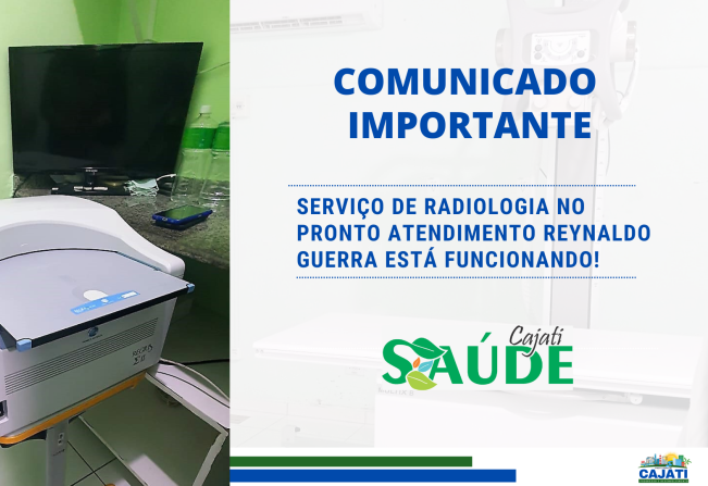 Serviço de Radiologia está em funcionamento no Pronto Atendimento