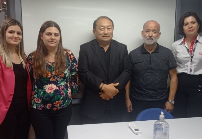 Prefeito Koga participa da aula inaugural do curso de Caldeireiro industrial em Cajati