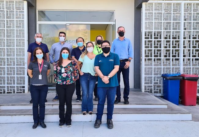 Prefeito Luiz Henrique Koga visita a Mosaic Fertilizantes em Cajati