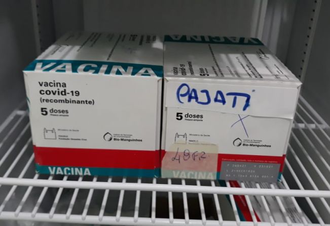 Cajati recebe mais 490 doses de vacinas AstraZeneca contra a Covid-19