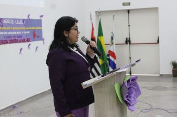 Foto - AGOSTO LILÁS- DIGA NÃO À VIOLÊNCIA CONTRA MULHER