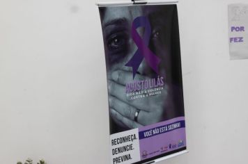 Foto - AGOSTO LILÁS- DIGA NÃO À VIOLÊNCIA CONTRA MULHER