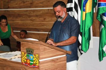 Foto - Solenidade de Posse dos Conselheiros Titulares gestão 2024 a 2028, na Câmara Municipal de Cajati