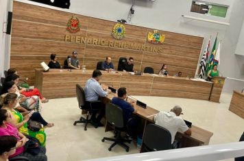 Foto - Solenidade de Posse dos Conselheiros Titulares gestão 2024 a 2028, na Câmara Municipal de Cajati