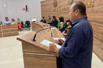 Foto - Solenidade de Posse dos Conselheiros Titulares gestão 2024 a 2028, na Câmara Municipal de Cajati