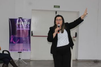 Foto - AGOSTO LILÁS- DIGA NÃO À VIOLÊNCIA CONTRA MULHER