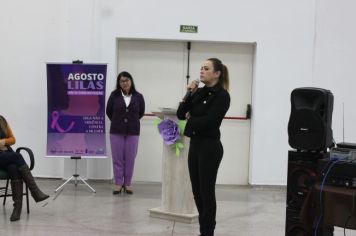 Foto - AGOSTO LILÁS- DIGA NÃO À VIOLÊNCIA CONTRA MULHER