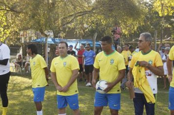 Foto - JOGO COMEMORATIVO COM EX-CRAQUES DA SELEÇÃO BRASILEIRA- CAJATI, 31 ANOS