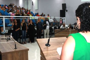 Foto - Solenidade de Posse dos Conselheiros Titulares gestão 2024 a 2028, na Câmara Municipal de Cajati