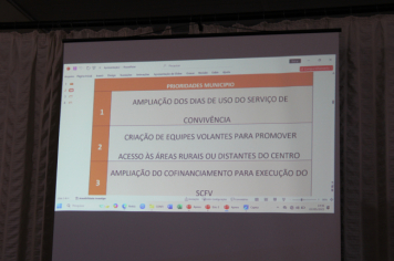 Foto - 14ª Pré-Conferências Municipais de Assistência Social “20 anos de SUAS”: Construção, Proteção e Resistência, no Salão Paroquial 