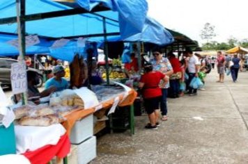 Foto - Feira Livre de Cajati em novo local