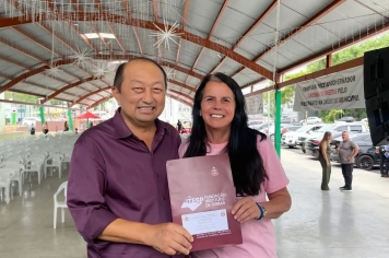 Foto - Prefeitura de Cajati inaugura CREAS, Conselho Tutelar, UBS Parafuso e Delegacia da Mulher e realiza a entrega do Selo de Qualidade de Turismo e mais 142 Títulos de Regularização Fundiária 