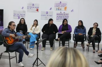 Foto - AGOSTO LILÁS- DIGA NÃO À VIOLÊNCIA CONTRA MULHER