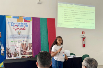 Foto - 8ª Conferência Municipal da Saúde e 5ª Conferência Nacional de Saúde do Trabalhador e da Trabalhadora