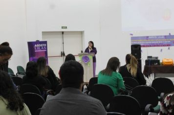 Foto - AGOSTO LILÁS- DIGA NÃO À VIOLÊNCIA CONTRA MULHER
