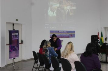 Foto - AGOSTO LILÁS- DIGA NÃO À VIOLÊNCIA CONTRA MULHER