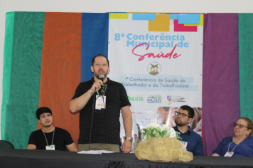 Foto - 8ª Conferência Municipal da Saúde e 5ª Conferência Nacional de Saúde do Trabalhador e da Trabalhadora