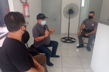 Prefeito Koga visita a Polícia Militar de Cajati