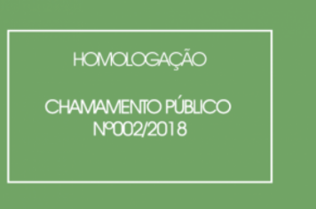 Chamamento Público nº002/2018