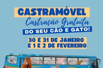 Cajati realiza a 1ª Castração de Cães e Gatos de 2023 no Município