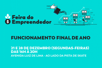 Hoje tem Feira do Empreendedor 