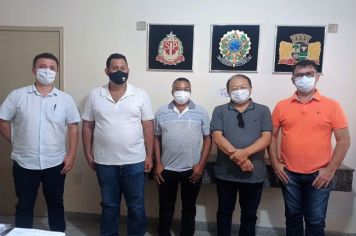 Prefeito Koga recebe a visita do novo encarregado da Sabesp em Cajati