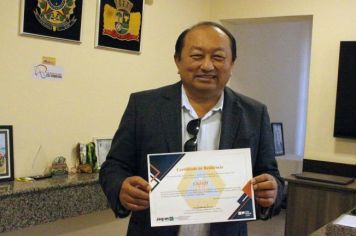 Cajati recebe o prêmio 