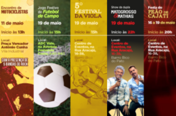 Cajati terá diversas atrações para comemorar o 27º. aniversário do município