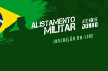 Inscrições abertas para o alistamento militar