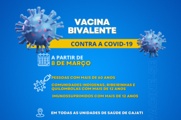 CAJATI INICIA A APLICAÇÃO DA VACINA BIVALENTE CONTRA COVID-19